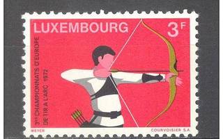 (SA0326) LUXEMBOURG, 1972 (European Archery Championship)