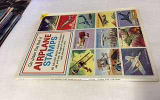 THE GOLDEN PLAY BOOK OF AIRPLANE STAMPS HYVÄ