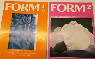 FORM 1971 vuosikerta 8 lehteä