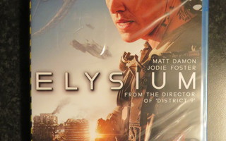 ELYSIUM . BLU RAY . MATT DAMON . JODIE FOSTER