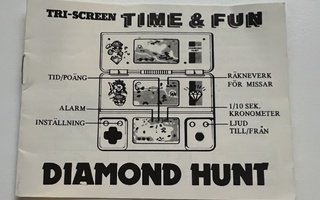 Diamond hunt elektroniikkapelin ohjeet