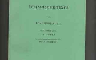 Syrjänische Texte Bd 1, Suomalais-ugrilainen seura 1985, nid