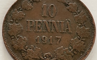 10 penniä 1917 (kotka)