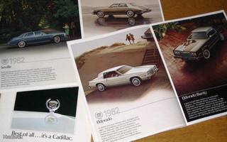 1982 Cadillac PRESTIGE esite - KUIN UUSI - 44 sivua