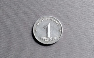 SAKSA - 1 PFENNIG 1950 BUNDESREPUBLIK DEUTSCHLAND