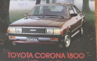1982 Toyota Corona Liftback esite - KUIN UUSI - 16 sivua