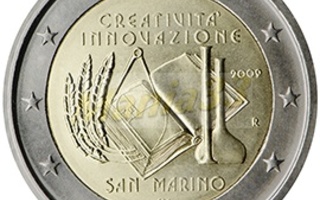 2€ Juhlaraha San Marino 2009 "Euroopan luovuuden ja innovo