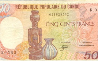 Kongo 500 fr 1987