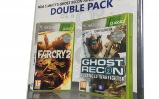 Far Cry 2 / Ghost Recon Advanced Warfighter (Xbox 360 peli)