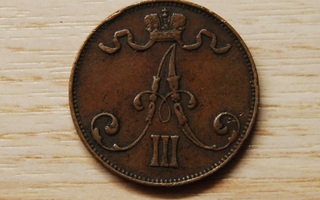 5 penniä 1899, Aleksanteri III