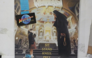 WHIPLASH - SIT STAND KNEEL PREY M-/M- ITALIA 2011 LP