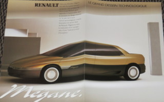 1988 Renault  Megane esite - KUIN UUSI - 18 sivua - 260 km/h
