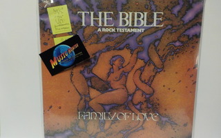 THE BIBLE A ROCK TESTAMENT - FAMILY OF LOVE UUSI SS 2LP