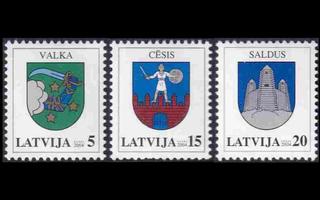 Latvia 604-6 ** Käyttösarja Vaakuna (2004)