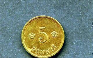 Vanha 5 penniä vuodelta 1940 (105)