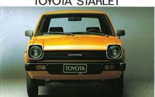 Toyota Starlet -esite, 1980