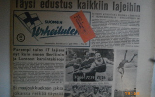 Suomen Urheilulehti Nro 55/1952 (25.2)