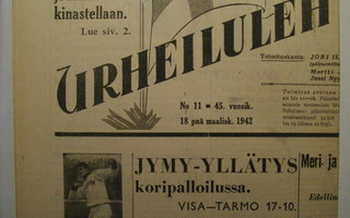 Suomen Urheilulehti Nro 11/1942 (15.3)