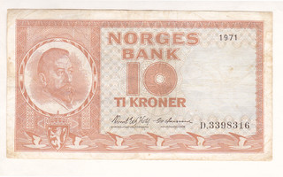 Norja 20 Kroner v.1971 P-31