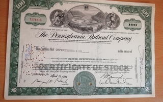 Pennsylvania Railroad Company 1963