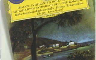 FRANCK • MENDELSSOHN • MAAZEL 2 sinfoniaa – DG RM RI CD 1996