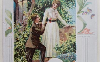 Leidi ja herra puutarhassa, Uusi Vuosi 1906, p. 1905