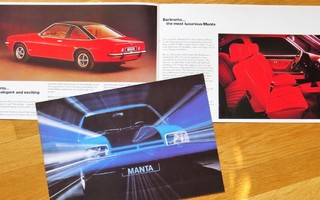 1975 Opel Manta 1.6 S / 1.9 S esite - KUIN UUSI