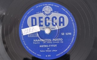 Savikiekko 1954 - Metro-Tytöt - Decca SD 5290
