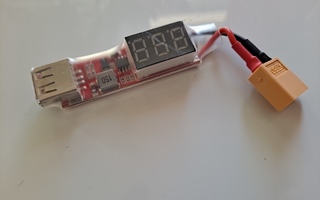 2S-6S Lithium Lipo Battery XT60 Plug to USB 5V Laturi