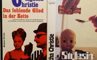 Agatha Christie saksaksi, espanjaksi, suomeksi