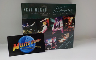 NEAL MORSE- TESTIMONY TWO- LIVE IN LOS ANGELES UUSI 3CD+2DVD