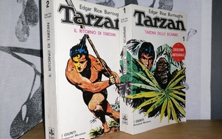 Tarzan 1 ja 2 - Italiankieliset - Edgar Rice Burroughs