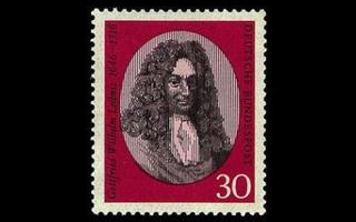 Saksa 518 ** Gottfried Wilhelm Leibniz (1966)