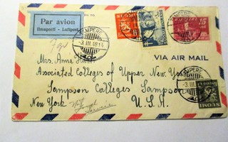 1949 Tampere lentopostikuori USAan