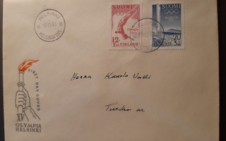 1951 olympia fdc