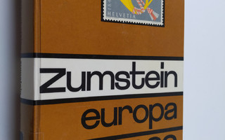 Max (toim.) Hertsch : Zumstein Europa 1982 Briefmarken-Ka...