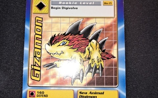 Digimon keräilykortti Gizamon
