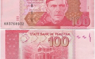 Pakistan 100 Rupees 2015 (P-57 UUSI) UNC