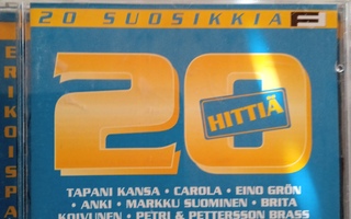 CD- LEVY  : 20 SUOSIKKIA : 20 HITTIÄ