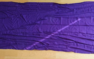 Iso tumman violetti huivi 187x72cm uuden veroinen, villaa
