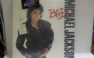 MICHAEL JACKSON - BAD M-/M- 1. PAINOS US 1987 LP