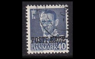 Tanska PF_32 o Frederik IX 40 öre sininen (1949)