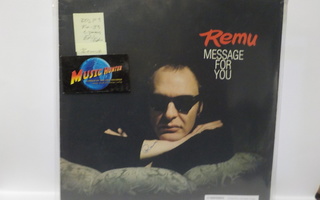REMU - MESSAGE FOR YOU EX-/EX- SUOMI 1983 LP + NIMMARI!!!
