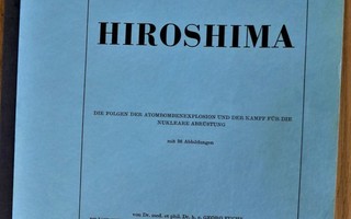 KIRJA Lehti dokumentti Hiroshima Japan 1945