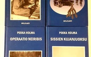 Pekka Holma kirjapaketti, 4 kirjaa