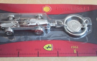 Ferrari 156 F1 Chrome 1961 Key Ring Formula 1 Shell V-Power