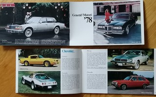 1978 Cadillac Buick Pontiac Chevrolet  jne esite - 40 sivua