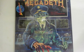 MEGADETH - HOLY WARS... THE PUNISHMENT DUE  1990 EX+/EX+ LP