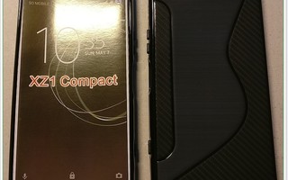 Sony Xperia XZ1 Compact - Musta geeli-suojakuori #24471