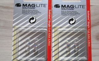 Varapolttimo Mag-Lite Solitaire single cell AAA, 2 pkt